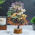 Seven Chakra Crystals Bonsai Money Tree Decorative Showpiece 22cm
